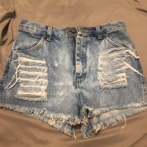 custom high waisted shorts